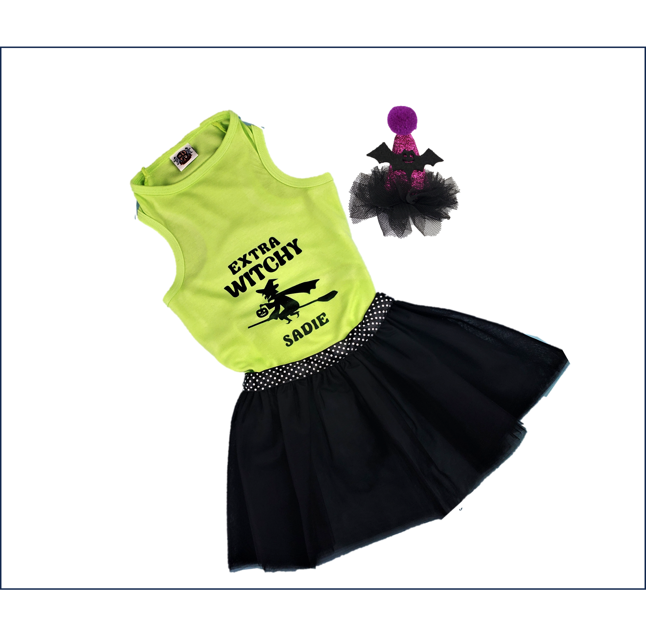 Halloween Dog Outfit | Extra Witchy Witch Dog Costume